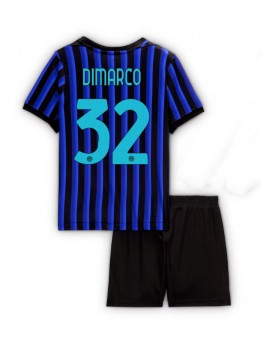 Inter Milan Federico Dimarco #32 Replika Hemmakläder Barn 2025-26 Kortärmad (+ byxor)